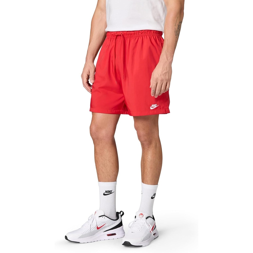 image:imageNike Mens Club Woven Flow ShortsUniversity RedWhite