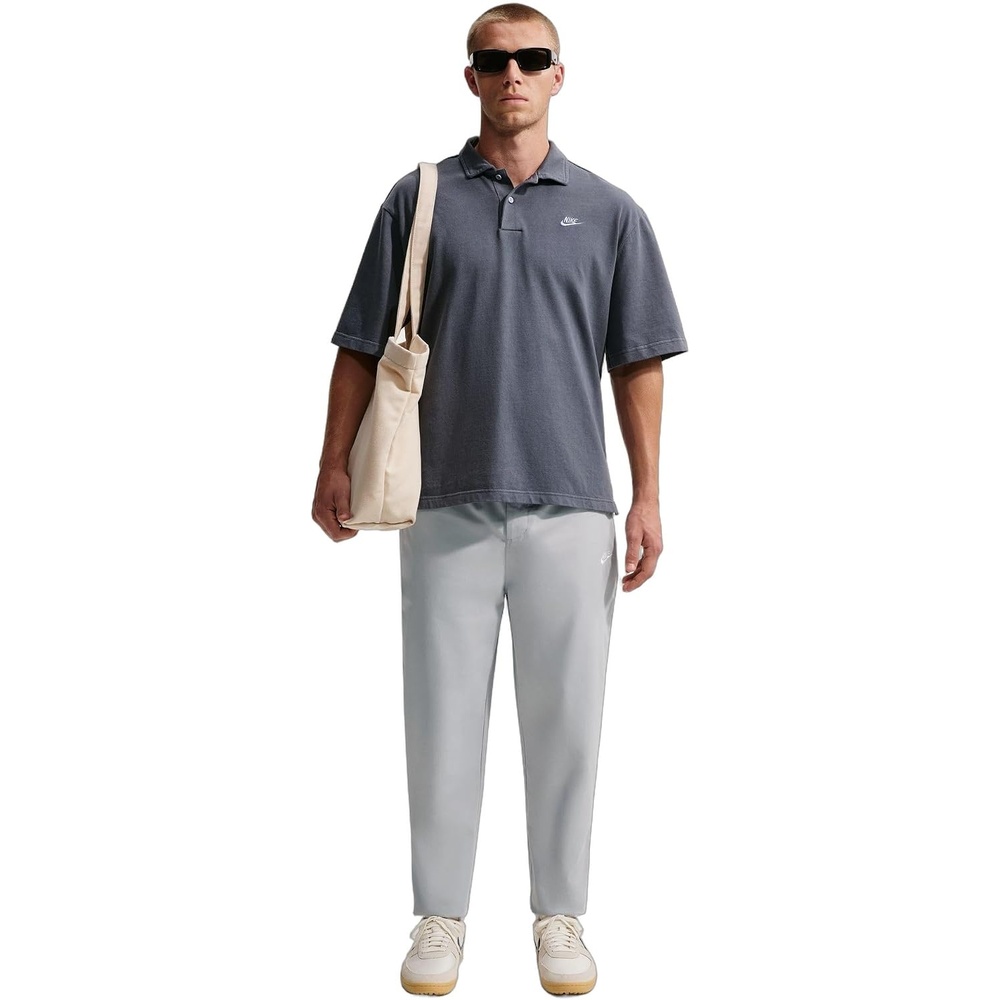 image:imageNike Mens Club Woven Tapered PantsLight Smoke GreyWhite