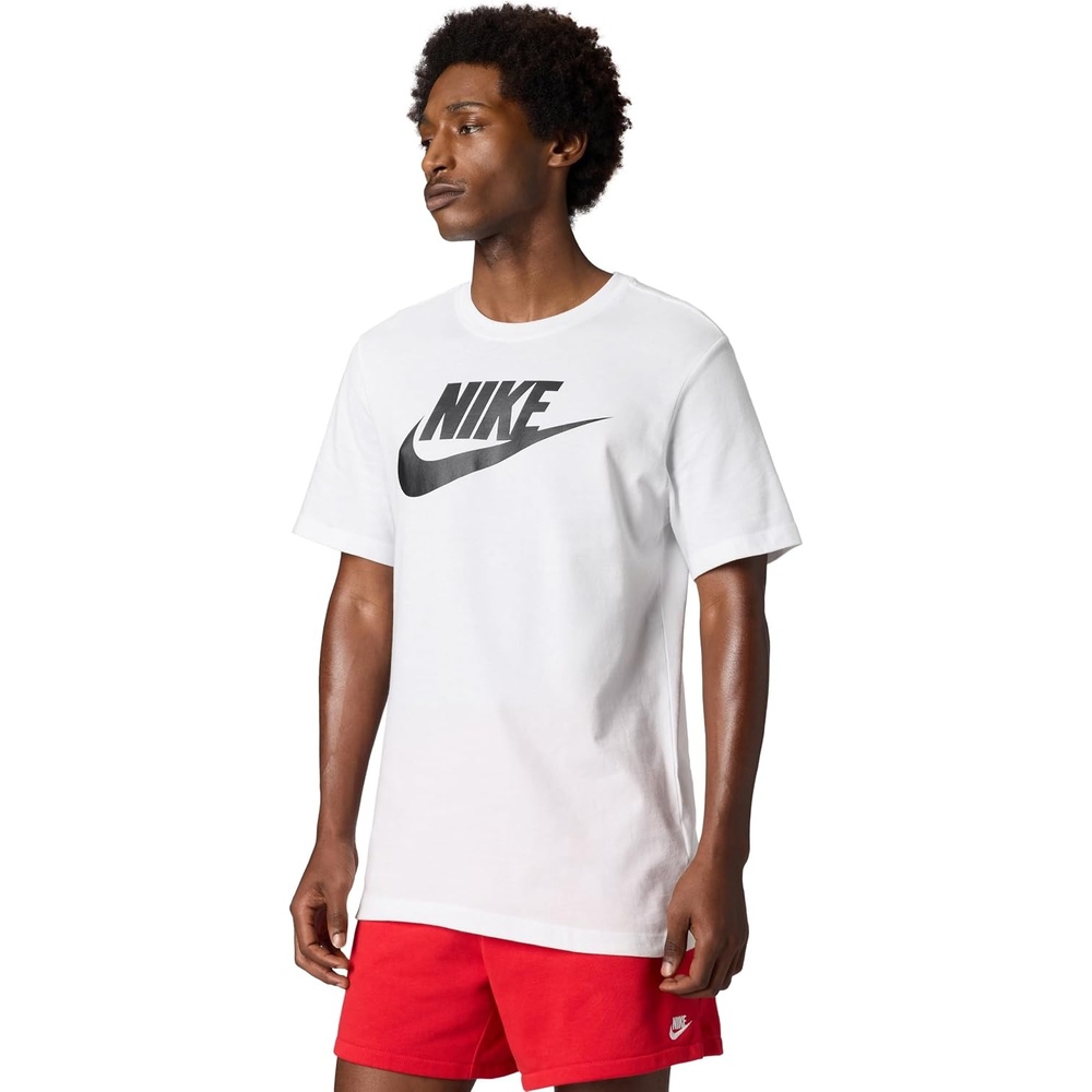 image:imageNike Mens Logo Sportswear TShirtWhiteBlack
