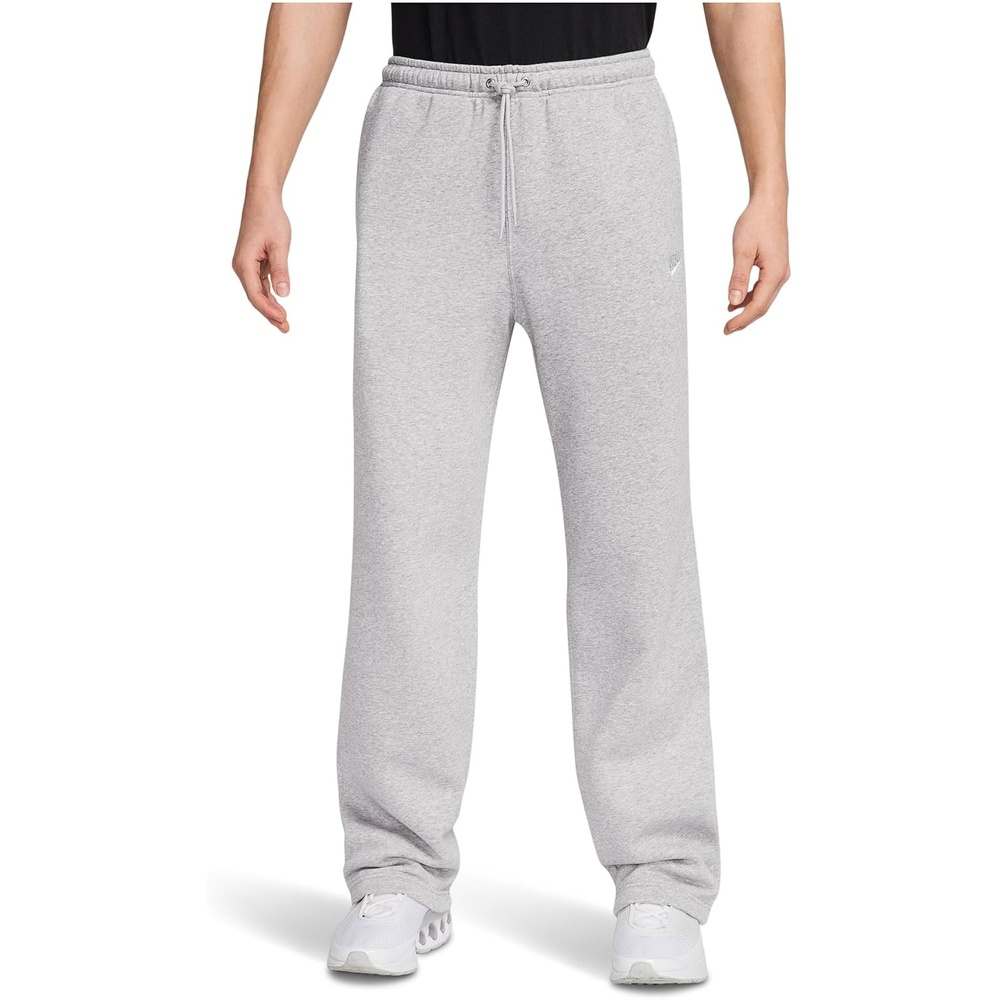 image:imageNike Mens Sportswear Club Fleece Bungee PantsBirch HeatherWhiteWhite