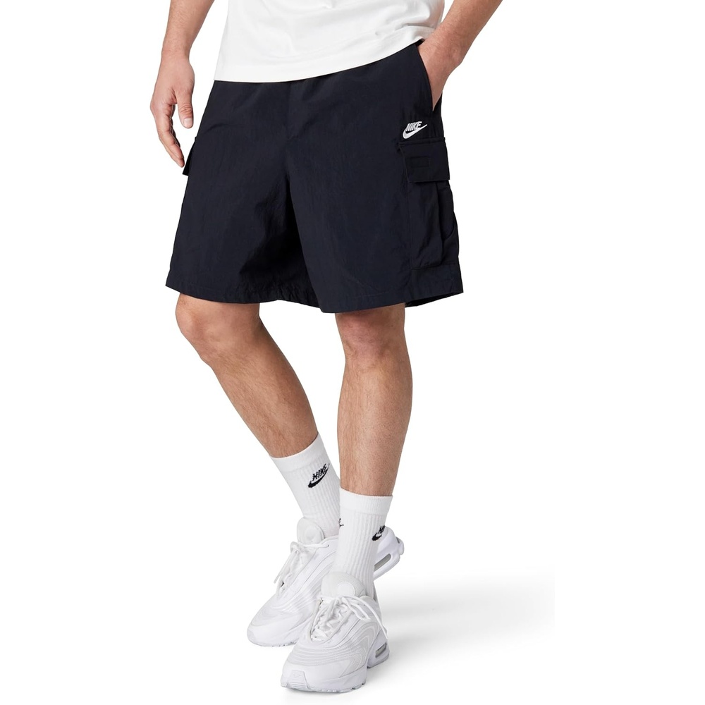 image:imageNike Mens Sportswear Club Utility ShortsBlackWhite