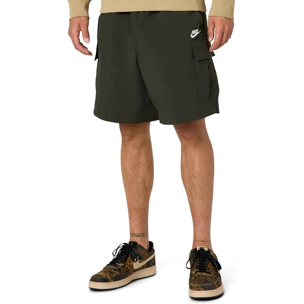 image:imageNike Mens Sportswear Club Utility ShortsSequoiaWhite