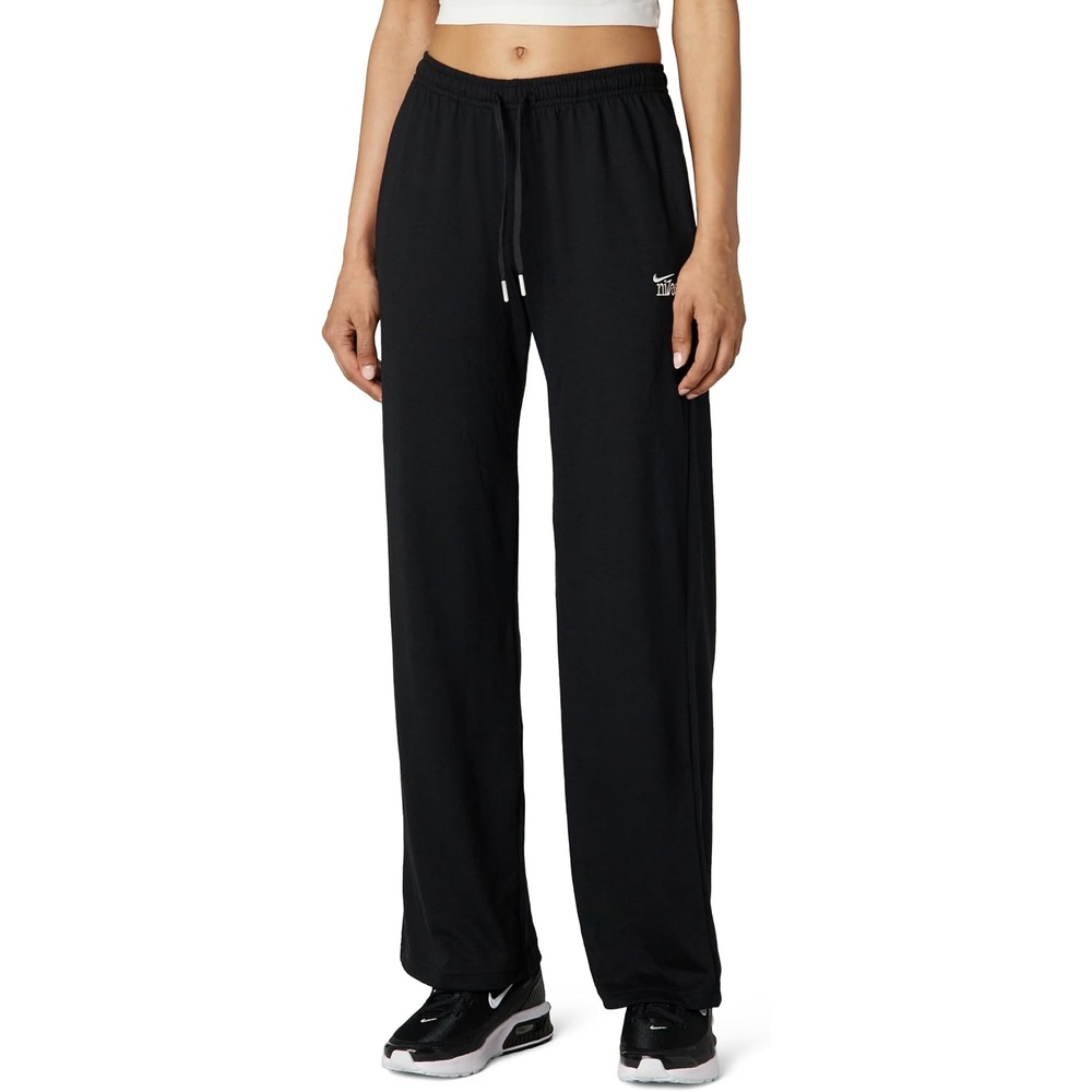 image:imageNike Womens Sportwear Chill Knit Lightweight Open Hem PantBlackChalk