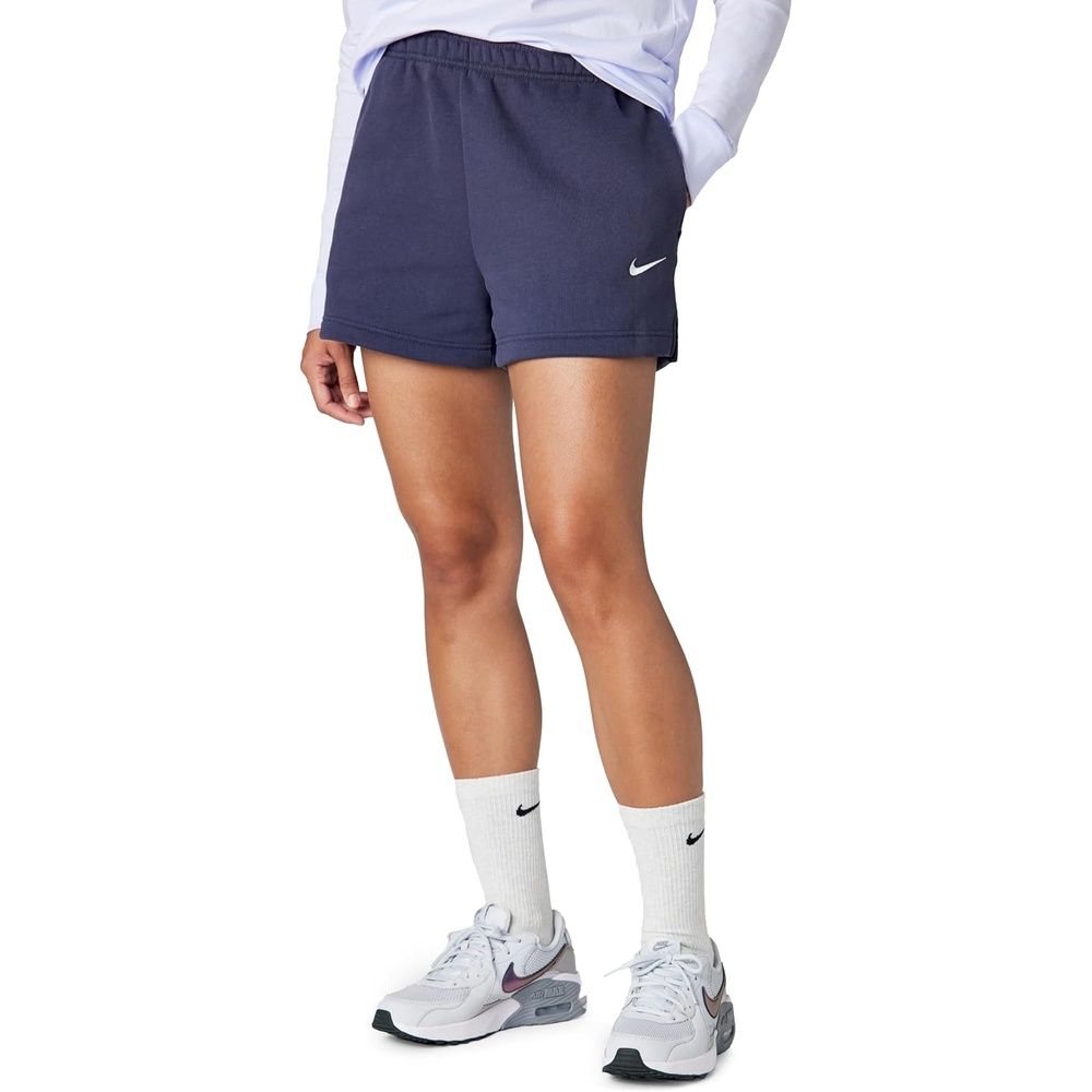 image:imageNike Womens Studio Fleece MidRise 4 ShortsGridironSail