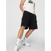 Nike Men’s Club Brushed Fleece Cargo Shorts(Black/Black/White)