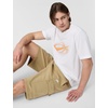 Nike Men’s Club Brushed Fleece Cargo Shorts(Parachute Beige/Parachute Beige/White)