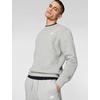 Nike Men’s Club Fleece Crew Sweatshirt(Dark Grey Heather/White)
