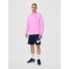 Nike Men’s Club Fleece Crew Sweatshirt(Light Magenta/Midnight Navy)