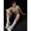 Nike Men’s Club Fleece Crew Sweatshirt(Parachute Beige/Obsidian)