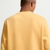 Nike Men’s Club Fleece Crew Sweatshirt(Topaz Gold/White)