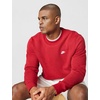 Nike Men’s Club Fleece Crew Sweatshirt(Tough Red/White)