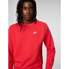 Nike Men’s Club Fleece Crew Sweatshirt(University Red/White)