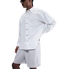 Nike Men’s Club French Terry Flow Shorts(Birch Heather/White/White)