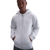 Nike Men’s Club Full-zip Fleece Hoodie(Birch Heather/White/White)