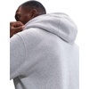 Nike Men’s Club Full-zip Fleece Hoodie(Birch Heather/White/White)