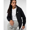 Nike Men’s Club Full-zip Fleece Hoodie(Black/Black/White)