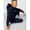 Nike Men’s Club Full-zip Fleece Hoodie(Obsidian/Obsidian/White)