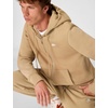 Nike Men’s Club Full-zip Fleece Hoodie(Parachute Beige/Parachute Beige/White)