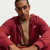 Nike Men’s Club Full-zip Fleece Hoodie(Team Crimson/Team Crimson/White)