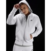 Nike Men’s Club Full-zip Fleece Hoodie(White/White/Black)