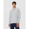 Nike Men’s Club Varsity Long Sleeve Top(Light Smoke Grey/White)