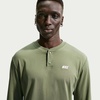Nike Men’s Club Varsity Long Sleeve Top(Medium Olive/White)