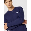 Nike Men’s Club Varsity Long Sleeve Top(Obsidian/White)