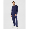 Nike Men’s Club Varsity Long Sleeve Top(Obsidian/White)
