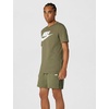 Nike Men’s Club Varsity Shorts(Medium Olive/Cargo Khaki/White)