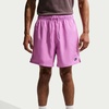 Nike Men’s Club Woven Flow Shorts(Light Magenta/Midnight Navy)