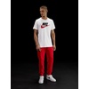 Nike Men’s Logo Sportswear T-Shirt(White/Black/University Red)