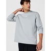 Nike Men’s Sportswear Club Long-Sleeve Varsity Crew(Light Smoke Grey/White)