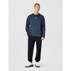 Nike Men’s Sportswear Club Long-Sleeve Varsity Crew(Obsidian/White)