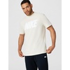 Nike Men’s Sportswear Club Short-Sleeve Varsity Top(Light Orewood Brown/White)