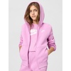 Nike Unisex Big Kids’ Sportswear Club Fleece Full-Zip Hoodie – Boys and Girls Sweatshirt(Light Magenta/White)