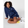 Nike Unisex Big Kids’ Sportswear Club Fleece Full-Zip Hoodie – Boys and Girls Sweatshirt(Midnight Navy/White)
