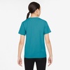 Nike Unisex Big Kids’ Sportswear Club T-Shirt (Large Swoosh Logo) – Boys and Girls(Energy/Bright Spruce/Arctic Green)