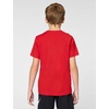 Nike Unisex Big Kids’ Sportswear Club T-Shirt (Large Swoosh Logo) – Boys and Girls(University Red)