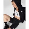 Nike Women’s Sportswear Club Fleece Full-Zip Hoodie(Black/White)