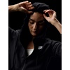 Nike Women’s Sportswear Club Fleece Full-Zip Hoodie(Black/White)