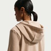 Nike Women’s Sportswear Club Fleece Full-Zip Hoodie(Linen/Heather/White)