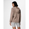 Nike Women’s Sportswear Club Fleece Full-Zip Hoodie(Mink Brown/Heather/White)