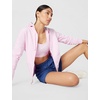 Nike Women’s Sportswear Club Fleece Full-Zip Hoodie(Pink Foam/White)
