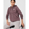 Nike Women’s Sportswear Club Fleece Full-Zip Hoodie(Tattoo/White)