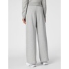 Nike Women’s Sportswear Club Fleece Mid-Rise Wide-Leg Sweatpants(Dark Grey Heather/White)