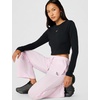 Nike Women’s Sportwear Chill Knit Lightweight Open Hem Pant(Pink Foam/Dark Smoke Grey)