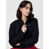 Nike Women’s Studio Fleece Crewneck Sweatshirt(Black/Sail)