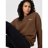 Nike Women’s Studio Fleece Crewneck Sweatshirt(Cacao Wow/Sail)