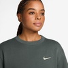 Nike Women’s Studio Fleece Crewneck Sweatshirt(Camo Green/Sail)