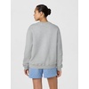 Nike Women’s Studio Fleece Crewneck Sweatshirt(Dark Grey Heather/Sail)